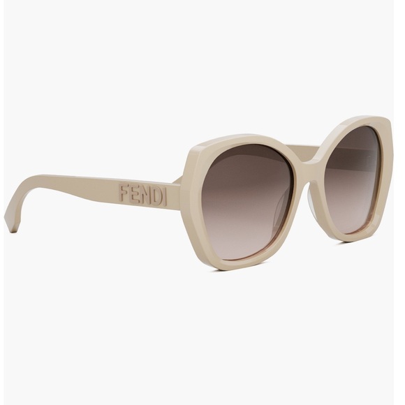 Fendi Lettering 57mm Gradient Butterfly Sunglasses - Picture 13 of 16